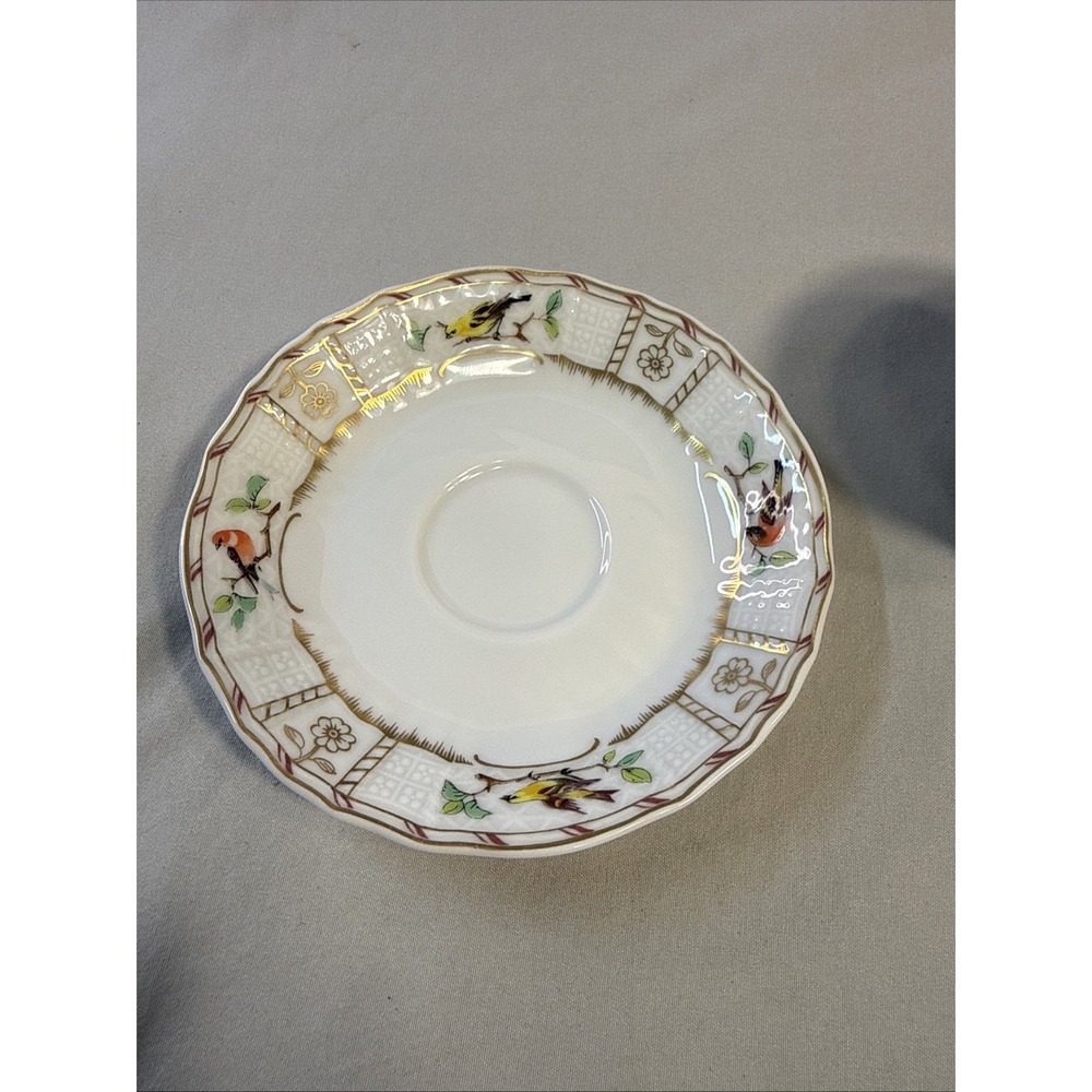 Heinrich Germany "Charlottenburg" Demitasse Cup and Saucer Set - Bird Motif - Picture 3 of 10